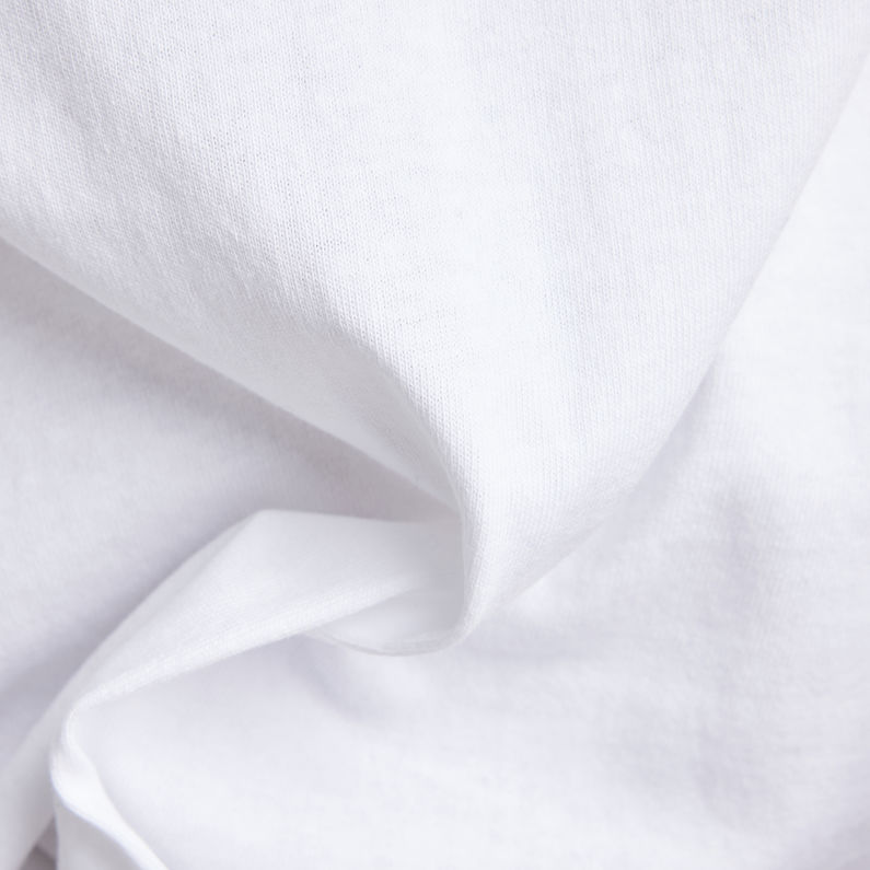 G-STAR® Camiseta Badges Blanco