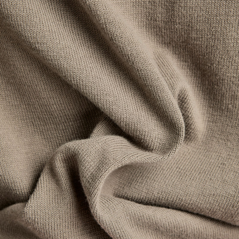 G-STAR® Premium Core Mock Neck Knitted Sweater Brown