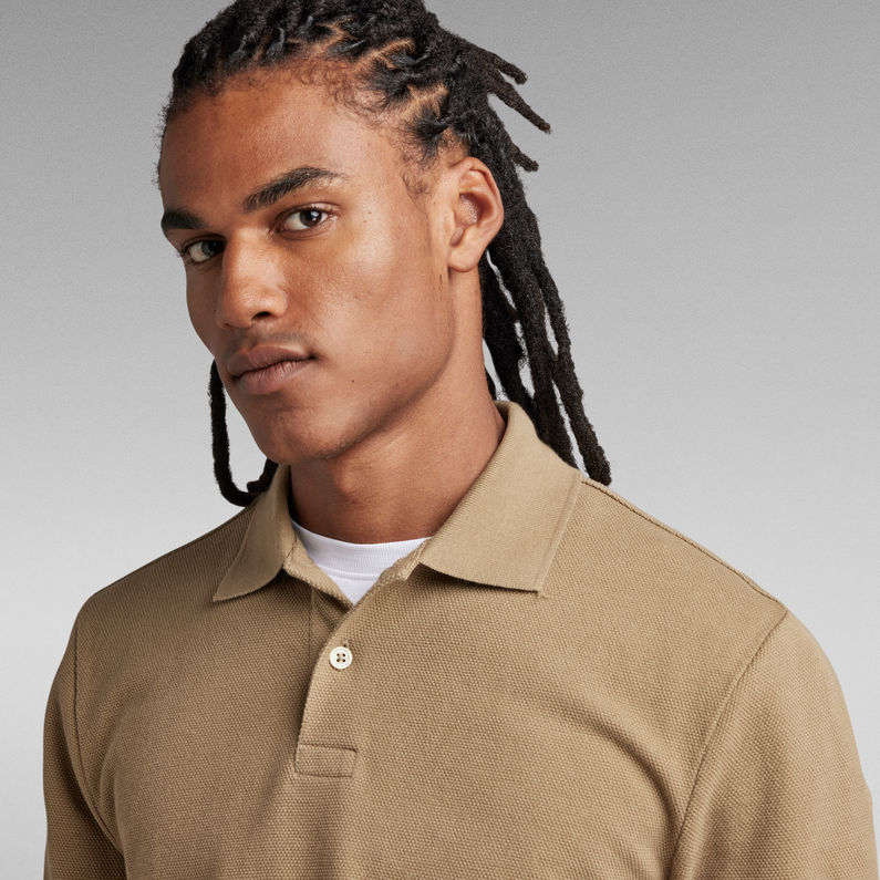 G-STAR® Essential Polo Long Sleeve Green