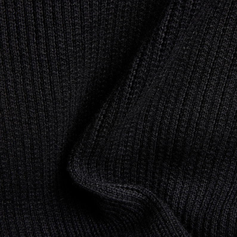 G-STAR® Swiss Army Woven Half Zip Knitted Sweater Black