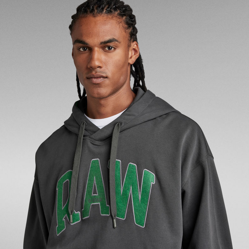 G-Star RAW® RAW University Oversized Hoodie Grey