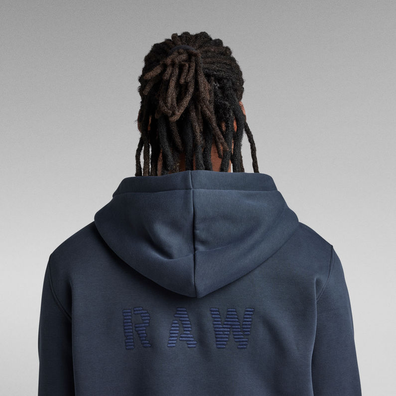 G-STAR® RAW Embro Hooded Sweater Dark blue