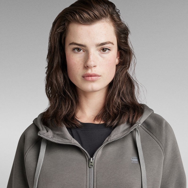 G-STAR® Sweat à capuche Premium Core 2.1 Zip Thru Gris