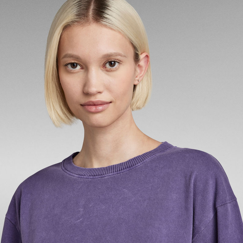 G-Star RAW® Adjustable Loose T-Shirt Purple
