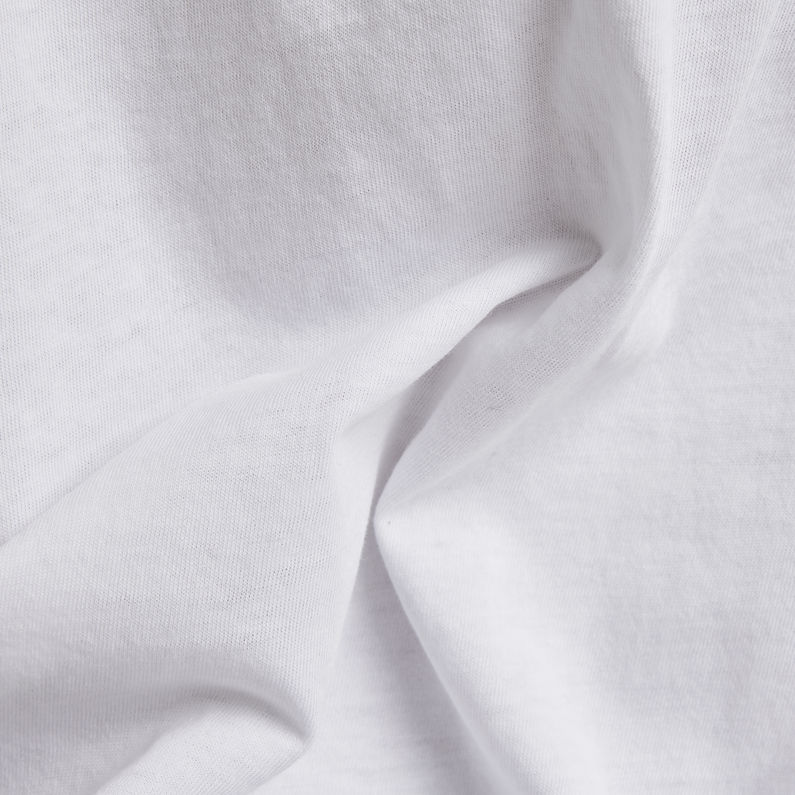 G-Star RAW® Originals Label Regular T-Shirt Wit