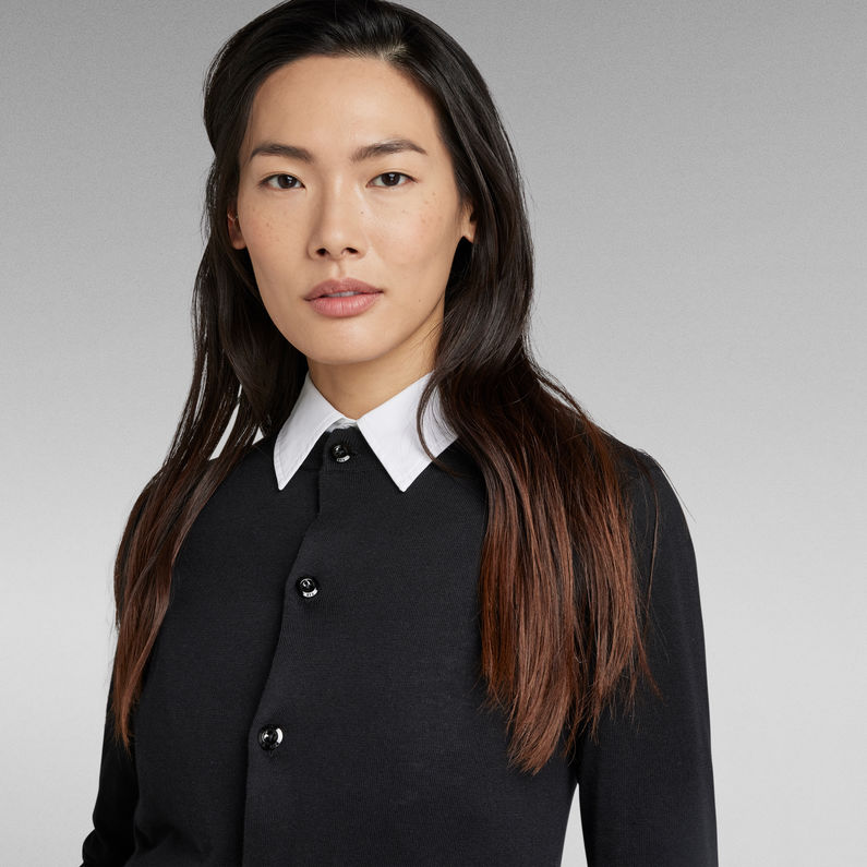 G-STAR® Essential Cardigan Slim Knit Black