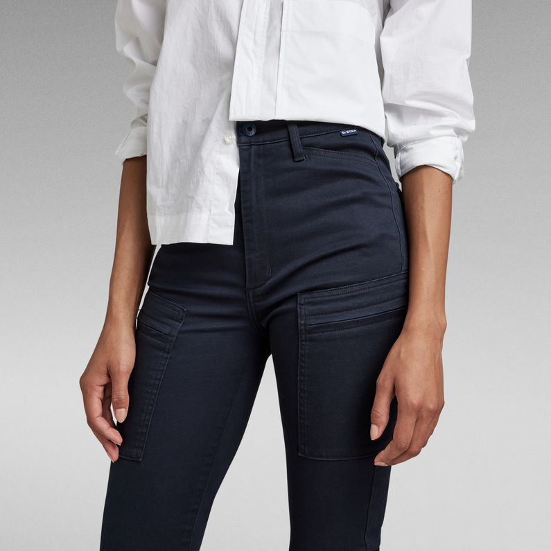 G-STAR® Pantalon Skinny Cargo Bleu foncé