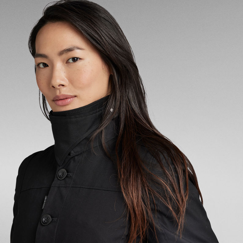 G-STAR® Minor Trenchcoat Schwarz