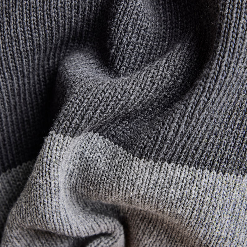 G-STAR® Cable Color Block Loose Turtle Knit Multi color