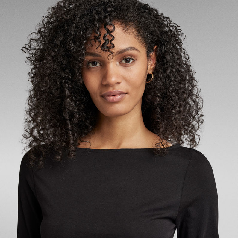 G-Star RAW® Boat Slim Top Schwarz