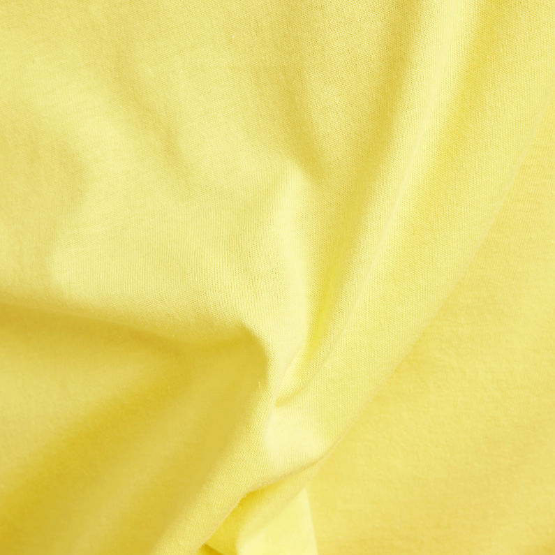 G-STAR® GS Raw Denim Logo T-Shirt Yellow