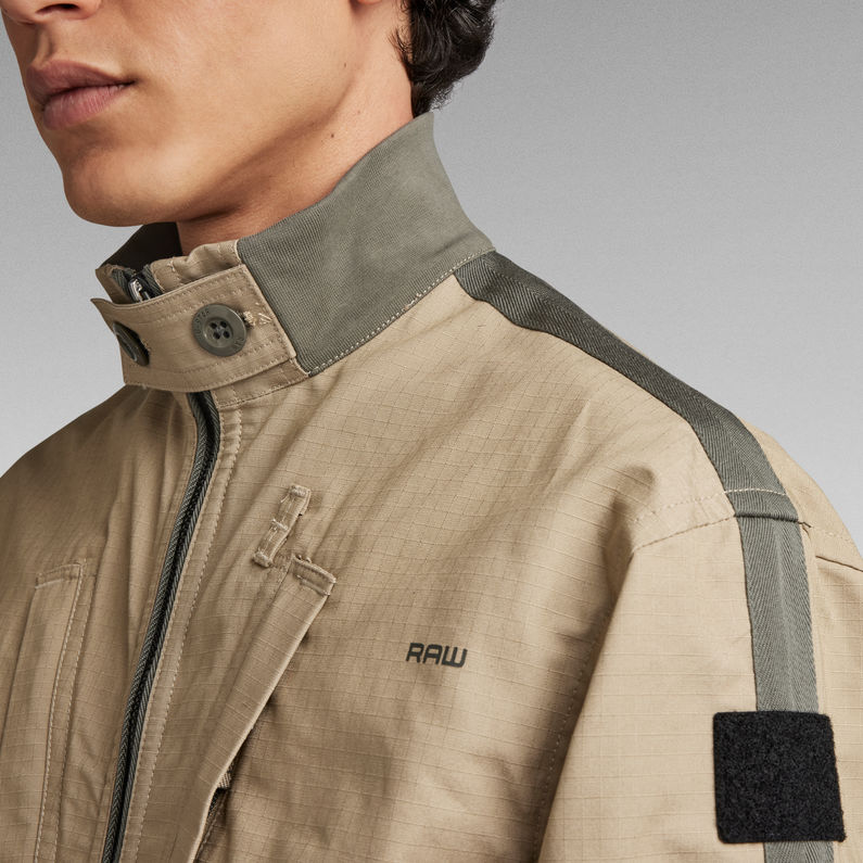 G-Star RAW® Combat Tape Overshirt Beige