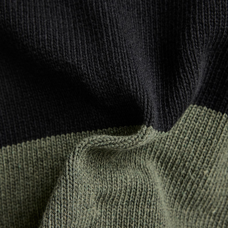 G-STAR® Pull en maille Cable Color Block Loose Turtle Multi couleur