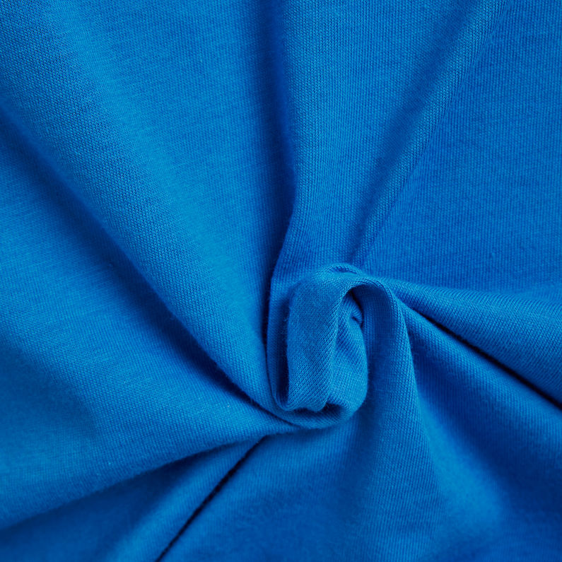 G-STAR® GS RAW Denim Logo T-Shirt Mittelblau