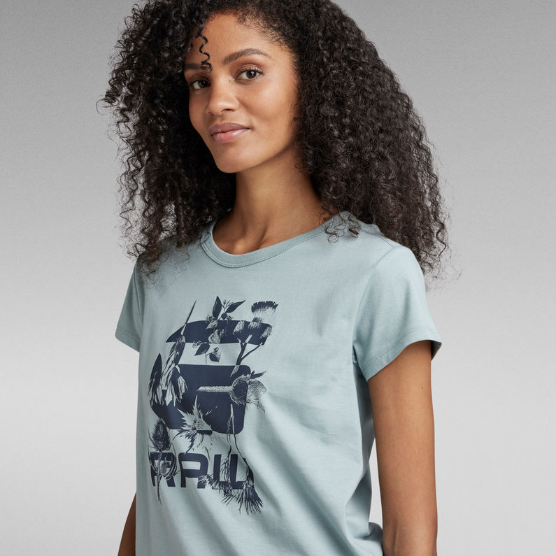 G-STAR® Logo Thistle T-Shirt Light blue