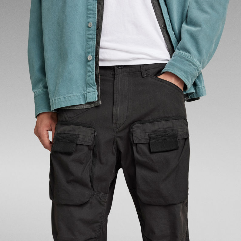 3D Regular Tapered Cargo Pants | ブラック | G-Star RAW® JP