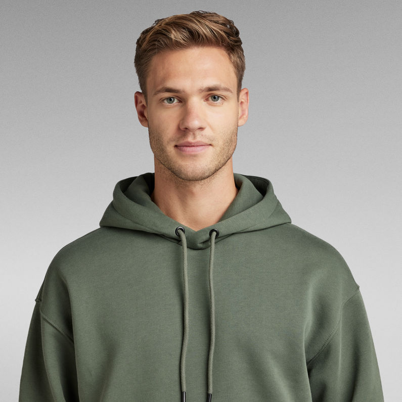 G-STAR® Multi Pocket Loose Hooded Sweater Green