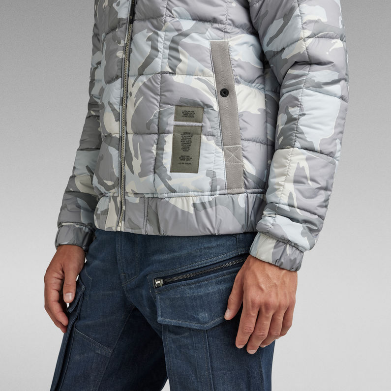 G-Star RAW® Meefic Squared Quilted Hooded Jacke Mehrfarbig