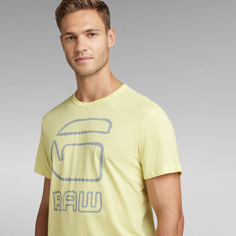 G-STAR® Graphic Graw Straight T-Shirt Yellow