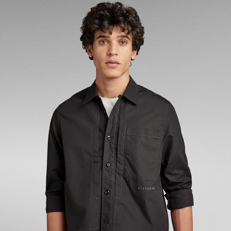G-Star RAW® Utility Regular Hemd Schwarz