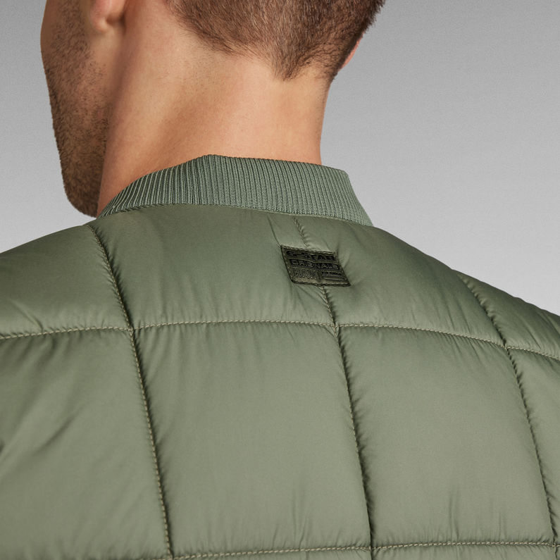 G-Star RAW® Chaleco Meefic Square Quilted Verde