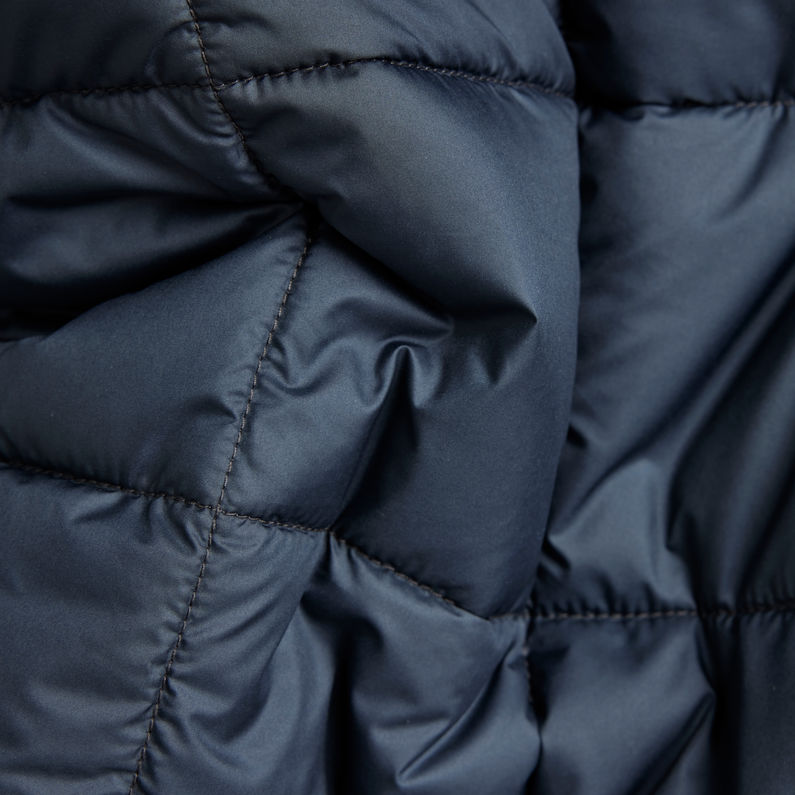 G-Star RAW® Meefic Square Quilted Hooded Jacke Dunkelblau