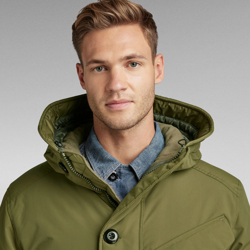 G-STAR® Parka Vodan Padded Hooded Verde