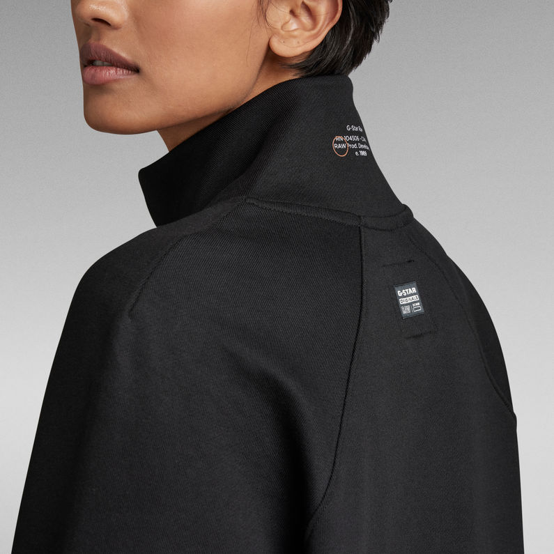 G-STAR® Robe-sweat Open Collar Oversized Noir