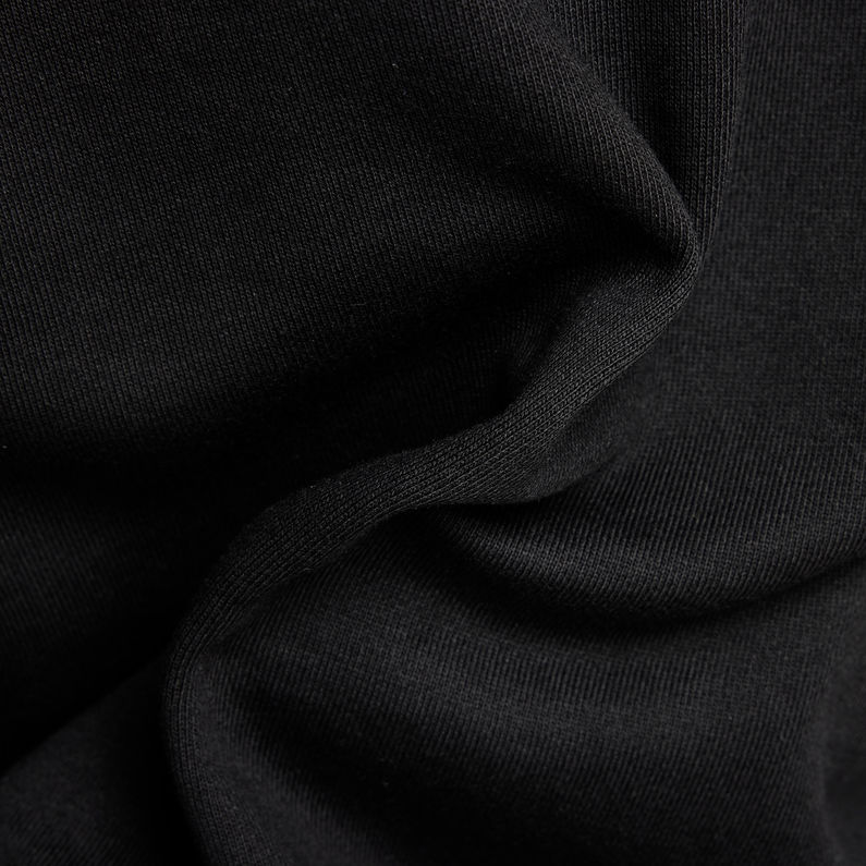 G-Star RAW® Open Collar Oversized Sweater Dress Black