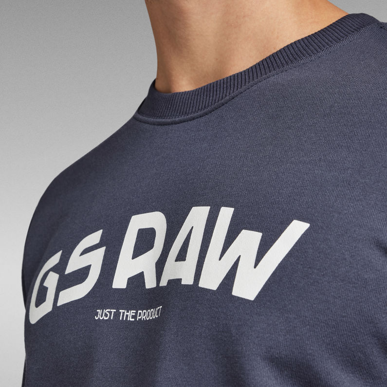 G-Star RAW® Sweat GS Raw Graphic Bleu foncé