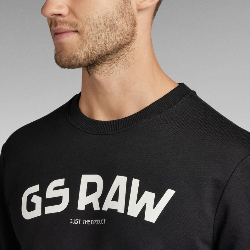 G-STAR® GS RAW Graphic Sweatshirt Schwarz