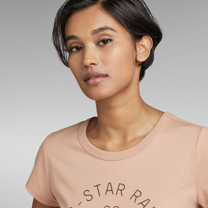G-Star RAW® Originals Graphic Slim T-Shirt Pink