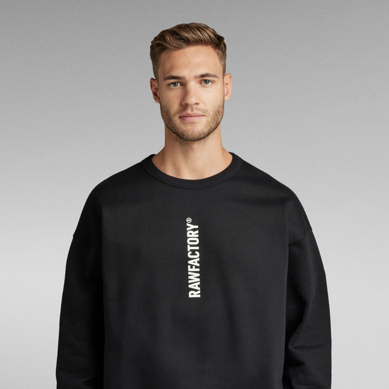G-STAR® Unisex RAW Factory Sweater Zwart