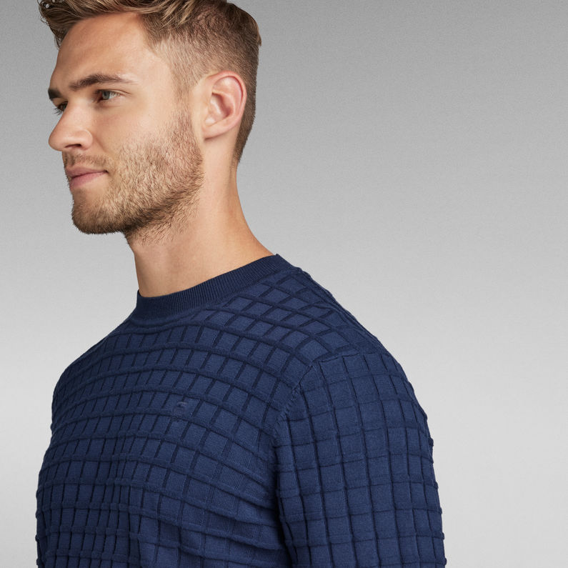 G-Star RAW® Table Knitted Pullover Dunkelblau