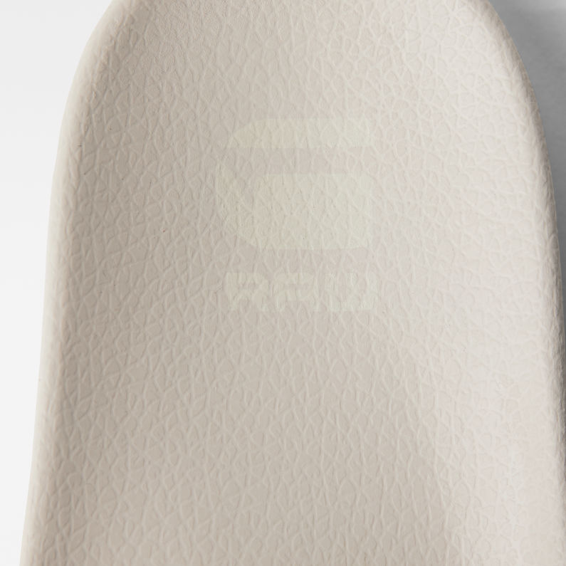 G-STAR® Chanclas Cart III Perforated Logo Blanco fabric shot