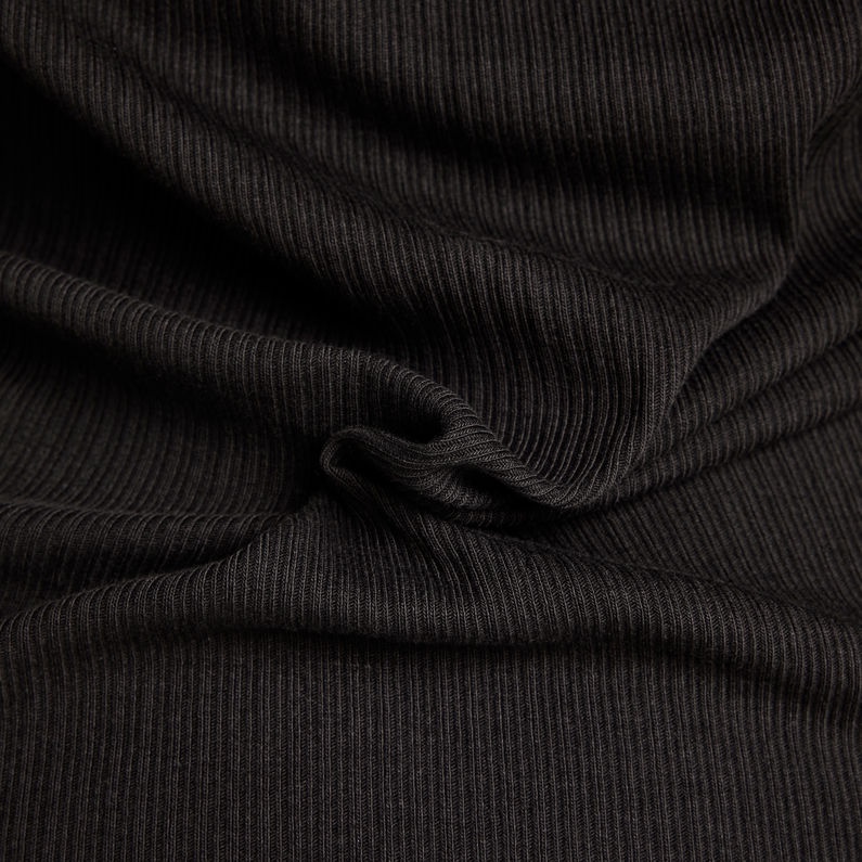 G-STAR® Henley Half Closure Kleid Schwarz