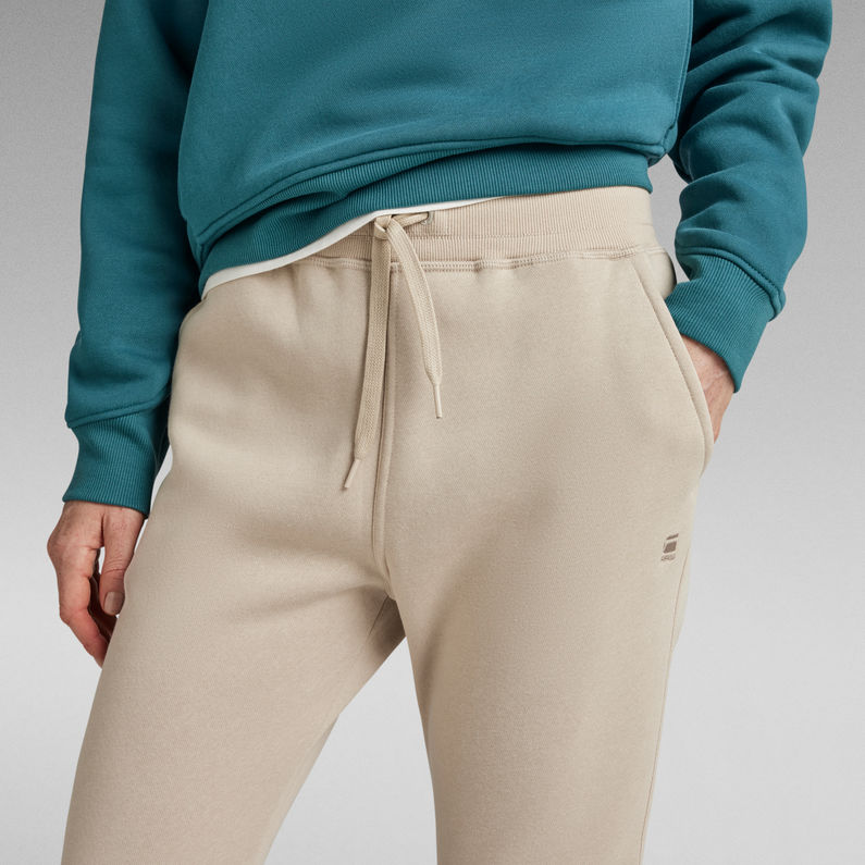 G-STAR® Premium Core 3D Tapered Sweat Pants Beige