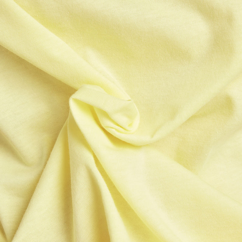 G-STAR® T-Shirt Firefly Backprint Loose Amarillo