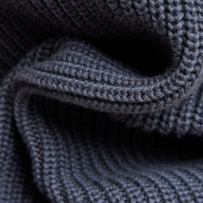 G-STAR® Chaleco Zip Through Knitted Azul intermedio