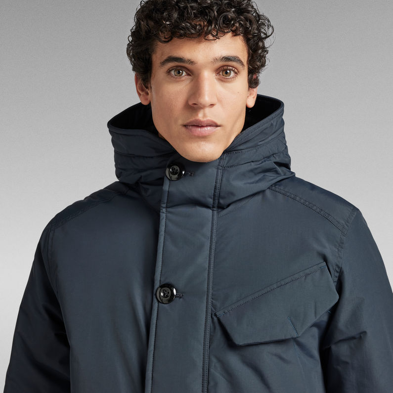 G-STAR® Vodan Gewatteerde Parka Met Capuchon Donkerblauw