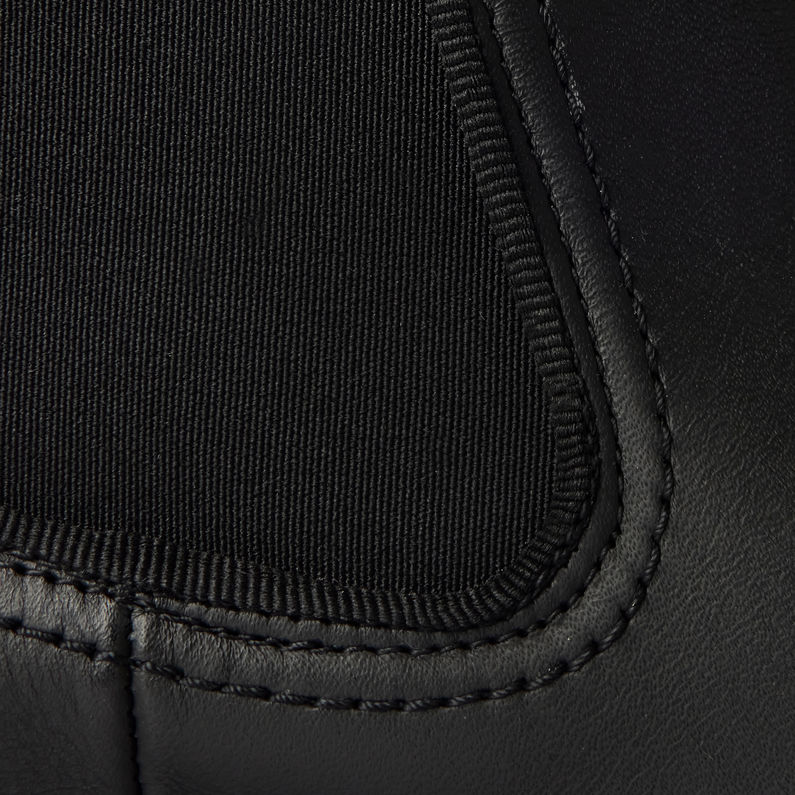 G-Star RAW® Blake Chelsea Leather Boots Black fabric shot