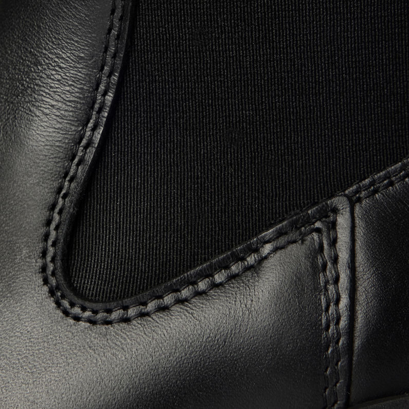G-Star RAW® Botas Lintell High Chelsea Leather Negro fabric shot