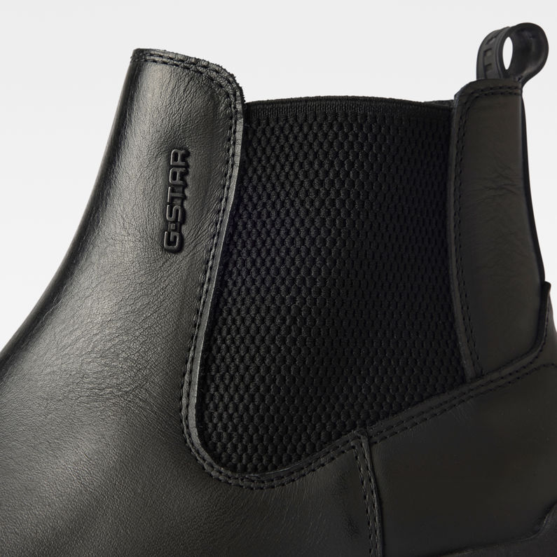 G-Star RAW® Lintell Chelsea Leather Boots Black detail