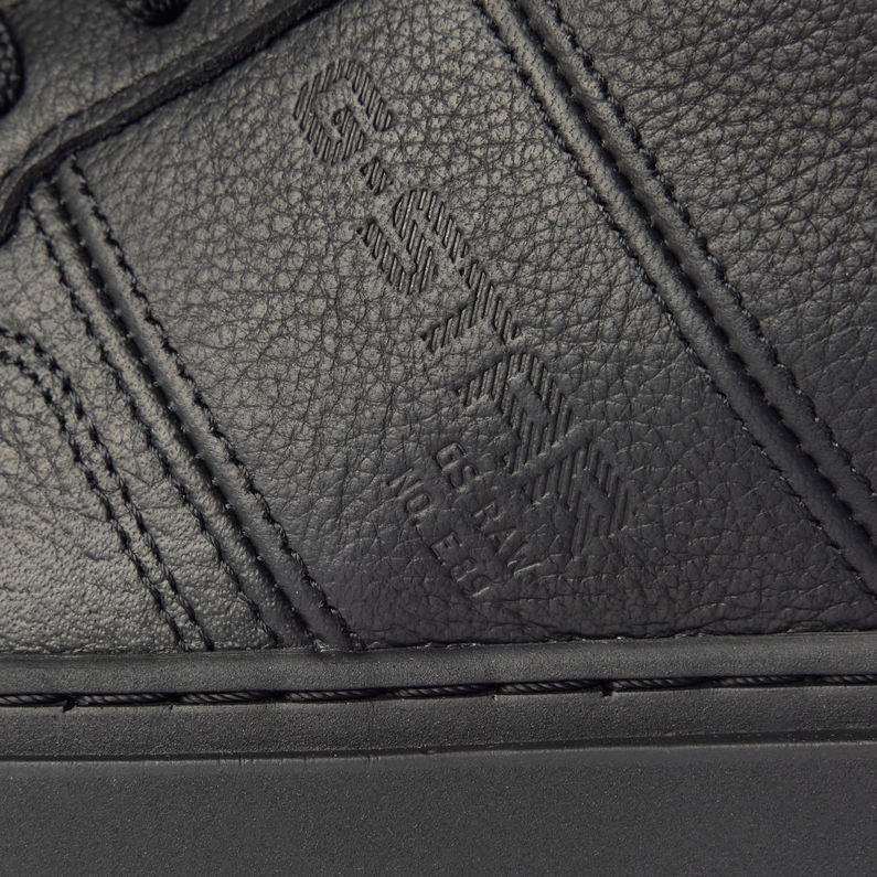 G-STAR® Zapatillas Rocup II Basic Negro fabric shot