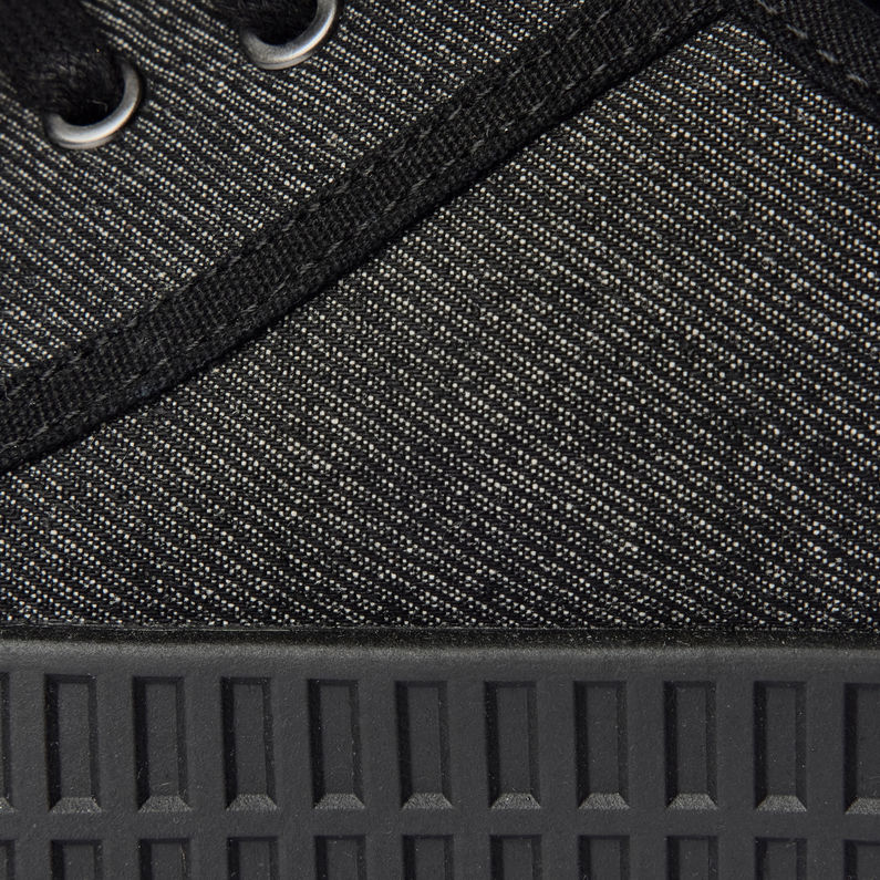 G-Star RAW® Rovulc II Denim Sneaker Schwarz fabric shot