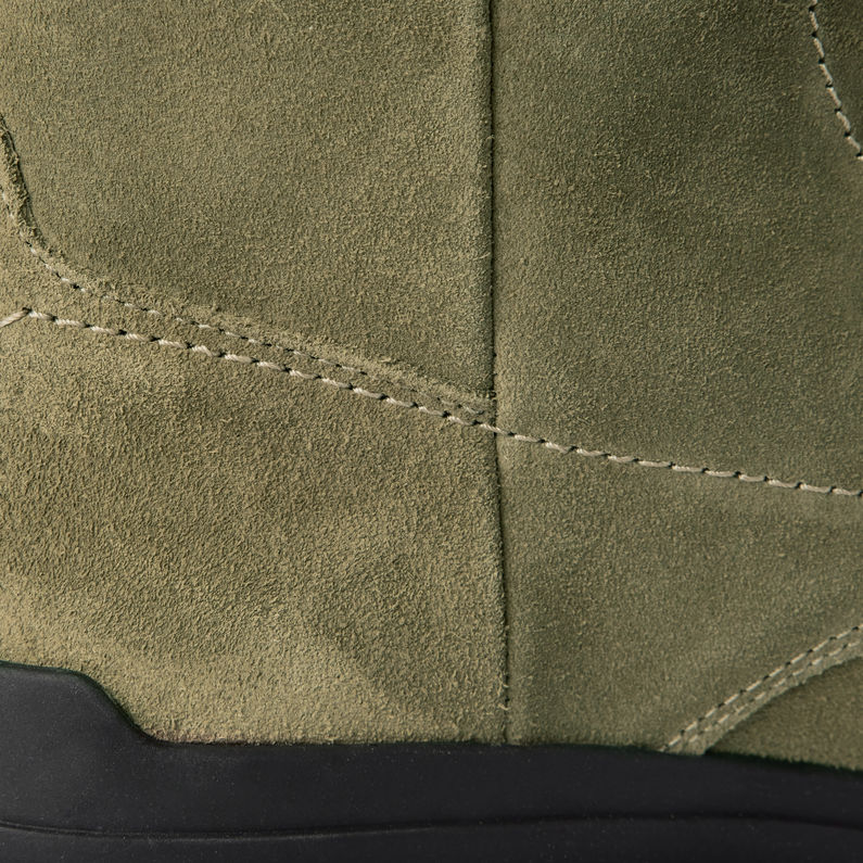 G-STAR® Blake High Suede Boots Groen fabric shot