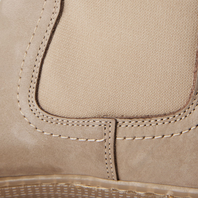 G-Star RAW® Bottines Noxer Chelsea Nubuck Brun fabric shot