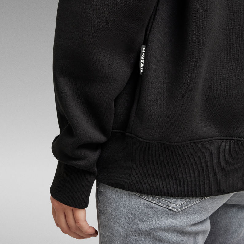 G-Star RAW® Unisex Core Oversized Hooded Sweater ブラック