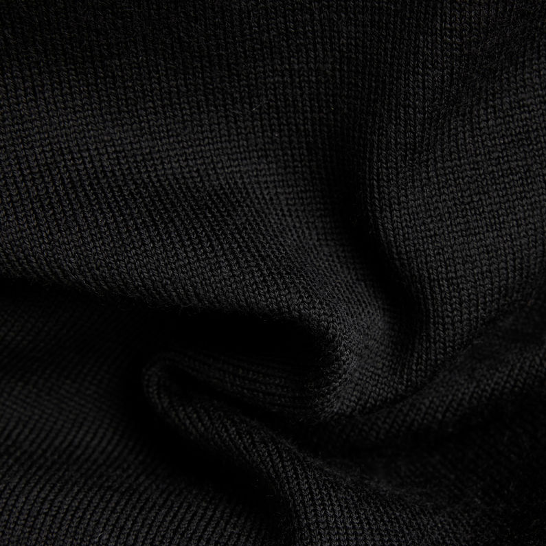 G-STAR® Jersey Premium Core Mock Knit Negro