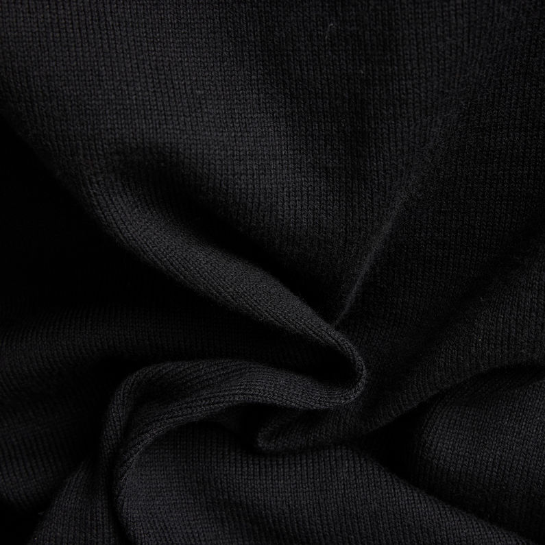 G-STAR® Premium Core Turtle Neck Knitted Sweater Black